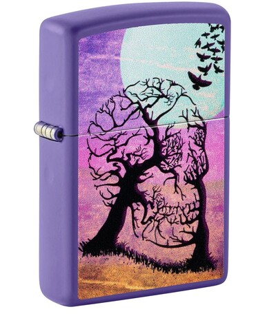  Skull Tree   Purple Matte, 38x13x57 , 