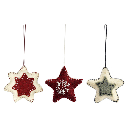      New Year Essential Christmas stars, 3 .