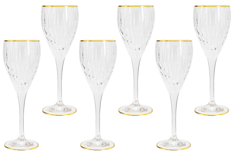Набор бокалов для шампанского 160мл 4шт Luminarc Celeste Электрическое золото