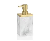 Andrea House     White Marble and Brass, 