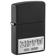 ZIPPO  License Plate   Black Matte, 38x13x57 , 