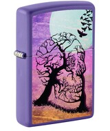 ZIPPO  Skull Tree   Purple Matte, 38x13x57 , 