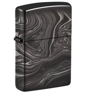 ZIPPO  Marble Pattern Design   High Polish Black, 38x13x57 , 