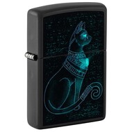 ZIPPO  Spiritual Cat   Black Light, 38x13x57 ,  