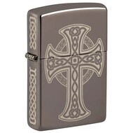 ZIPPO  Celtic Cross Design   Black Ice, 38x13x57 , 