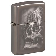 ZIPPO  Skull Design   Black Ice, 38x13x57 , 