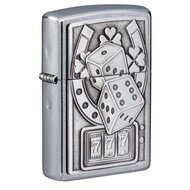 ZIPPO  Lucky 7   Street Chrome, 38x13x57 , 