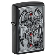 ZIPPO  Winged Dragon Cross   Black Matte, 38x13x57 , 